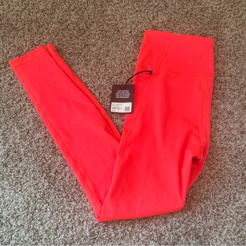 #10 Savage X Fenty Bright Red Leggings